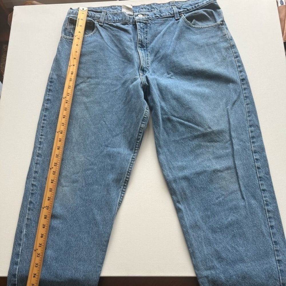 EUC Carhartt Jeans Mens 42x32 Sraight Pockets Loose Original (C3)